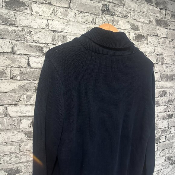 EUC J.Crew Men's Navy Blue Sweater Size Medium - Picture 9 of 13